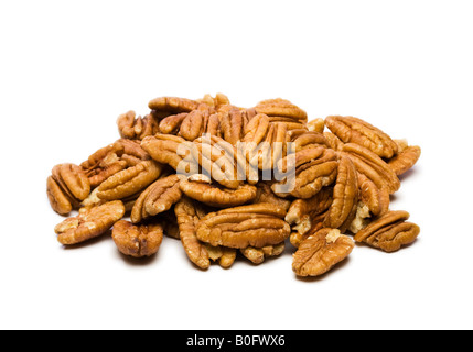 Pila di Pecan gherigli Foto Stock