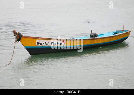 In barca nelle isole Andamane, India Foto Stock