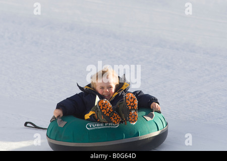 In metropolitana sul Monte Blackcomb Whistler della Columbia britannica in Canada Foto Stock