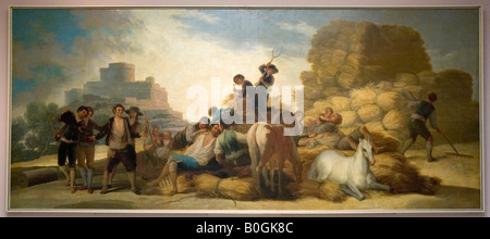 La era o el verano estate 1786 1787 dipinto da Francisco de Goya y Lucientes museo del Prado a Madrid Foto Stock