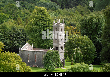 Il Lough Chiesa chiave Foto Stock