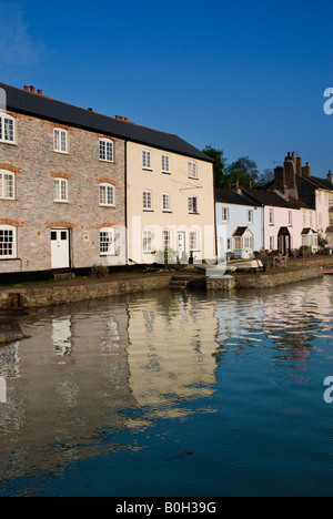 Cottage sulla banchina Dittisham South Devon England Regno Unito Foto Stock