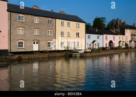 Cottage sulla banchina Dittisham South Devon England Regno Unito Foto Stock