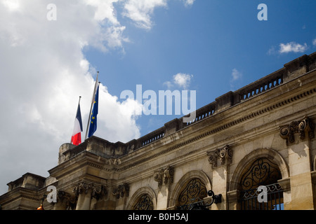 Bordeaux City Hall dettaglio del tetto Foto Stock