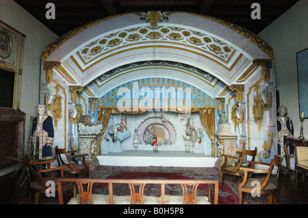 Teatro di burattini in Isola Madre Museum - Lago Maggiore Piemonte Nord Italia Foto Stock