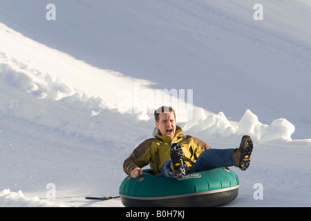 In metropolitana sul Monte Blackcomb Whistler della Columbia britannica in Canada Foto Stock