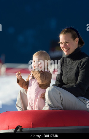 In metropolitana sul Monte Blackcomb Whistler della Columbia britannica in Canada Foto Stock