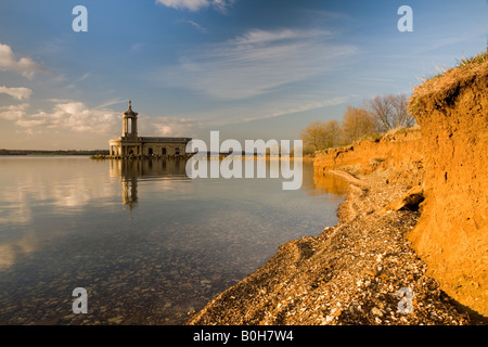 Normanton chiesa museo su un promontorio a Rutland acqua Oakham Foto Stock