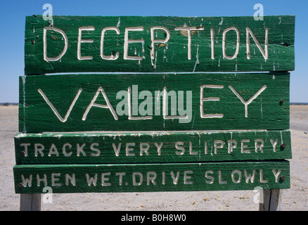 Segno: 'Deception Valle', Central Kalahari Game Reserve, Botswana, Africa Foto Stock