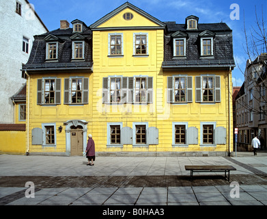 Schiller residence, Friedrich von Schiller, Weimar, Turingia, Germania Foto Stock