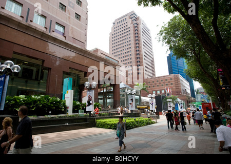 Takashima Shopping Centre su Orchard Road, Singapore, Sud-est asiatico Foto Stock