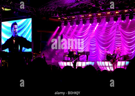 Concerto rock in Tivoli a Copenaghen Foto Stock