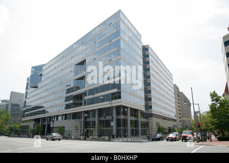 La Banca Mondiale, edificio principale, Pennsylvania Avenue a Washington DC, Stati Uniti d'America. Foto Stock