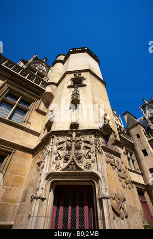 Esterno all Hotel de Cluny o Musée National du Moyen Age Parigi Francia Foto Stock