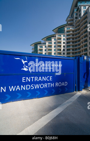 St Georges Wharf appartamenti in vendita Nine Elms Vauxhall Londra Foto Stock