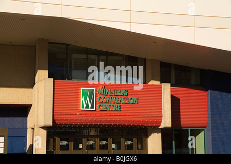 Winnipeg Convention Center di Manitoba in Canada Foto Stock