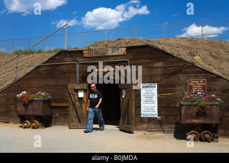 Berkeley Pit Butte Montana USA Foto Stock