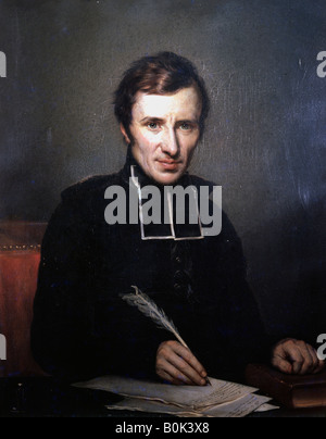 "Hughes Felicite Robert de Lamennais" (1782- 1854)", 1827. Artista: Paulin Jean Baptiste Guerin Foto Stock