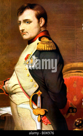 Napoleone Bonaparte, generale francese e l'imperatore.Artista: Paolo Delaroche Foto Stock