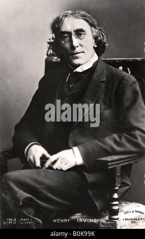 Harry Brodribb Irving (1870-1919), attore inglese, 1905.Artista: ELLIS & Walery Foto Stock