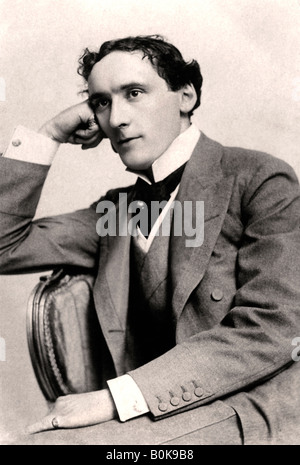 Harry Brodribb Irving (1870-1913), attore inglese, nei primi anni del XX secolo.Artista: Langfier foto Foto Stock