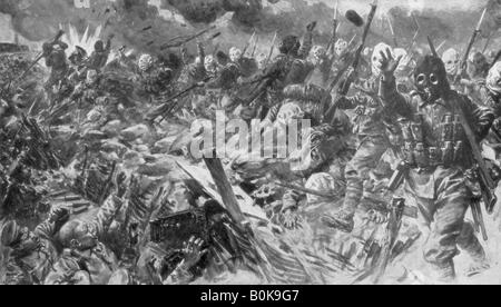 " La terza battaglia di Artois', la Francia, la I Guerra Mondiale, 25 settembre 1915, (1929). Artista: sconosciuto Foto Stock