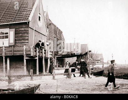 Marken Isola, Olanda, 1898. Artista: James Batkin Foto Stock