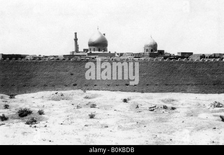 Cupola dorata della moschea di Samarra, Mesopotamia, 1918. Artista: sconosciuto Foto Stock