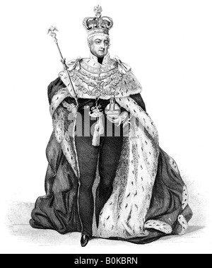 Guglielmo IV, re del Regno Unito, 1837. Artista: sconosciuto Foto Stock