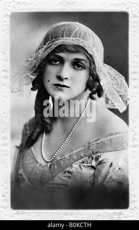 Gladys Cooper (1888-1971), l'attrice inglese, 1900s.Artista: Rita Martin Foto Stock