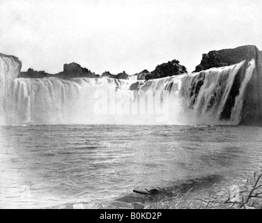 Shoshone Falls, Idaho, Stati Uniti d'America, 1893.Artista: Giovanni L Stoddard Foto Stock