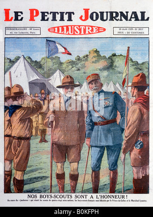 Il boy scout onore, 1929. Artista: sconosciuto Foto Stock