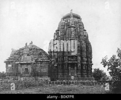 Tempio Lingaraj, Bhubaneswar, Orissa, India, 1905-1906. Artista: FL Peters Foto Stock