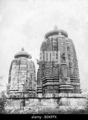 Tempio Lingaraj, Bhubaneswar, Orissa, India, 1905-1906. Artista: FL Peters Foto Stock