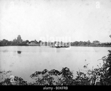 Templi Lingaraj, Bhubaneswar, Orissa, India, 1905-1906. Artista: sconosciuto Foto Stock