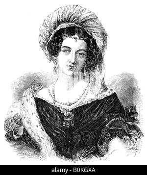 La Duchessa di Kent, Marie Victoria, (1786-1861), 1900. Artista: sconosciuto Foto Stock