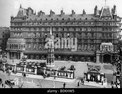 Charing Cross stazione ferroviaria, Londra, 1926-1927.Artista: McLeish Foto Stock