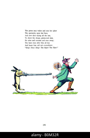 Inglese Struwwelpeter 14 la storia della Wild Huntsman b Foto Stock