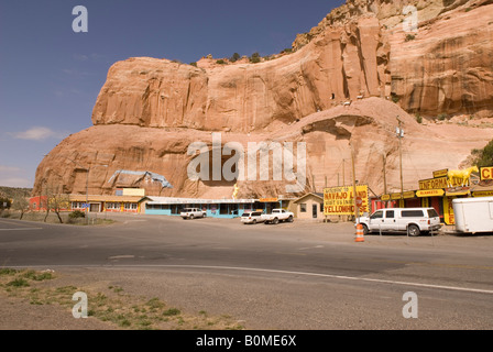 Navajo Land Trading Post Nuovo Messico USA Foto Stock