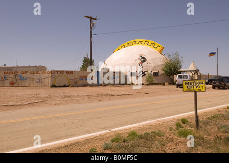 Meteor City Trading Post vicino a Winslow Arizona USA Foto Stock