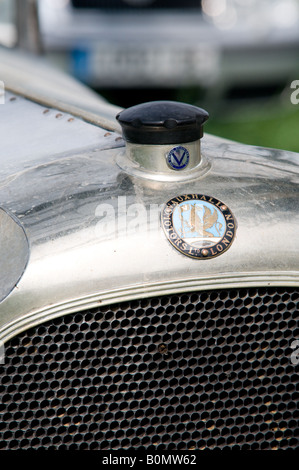 Vintage Vauxhall Motor Car radiatore Foto Stock