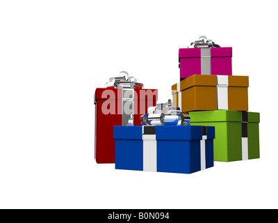 Colorato presenta Foto Stock