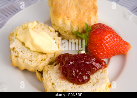 Tè crema Foto Stock