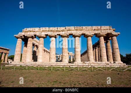 Paestum: Foro Romano Foto Stock