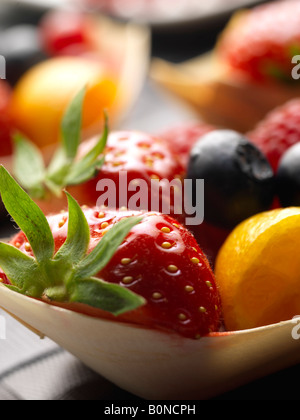 Cestini di frutta Foto Stock