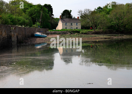 Landshipping Quay Est Narbeth Cleddau Pembrokeshire National Park Wales UK Foto Stock