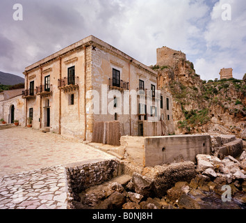 Tonnara di Scopello, Scopello Sicilia Italia UE. Foto Stock