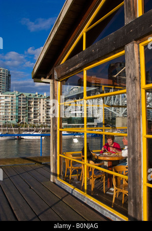 Il ristorante 'Granville Island Vancouver Canada" Foto Stock