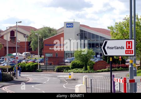 Birmingham Heartlands Hospital, West Midlands, England, Regno Unito Foto Stock