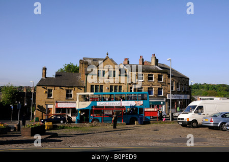 Il luogo di mercato Birstall West Yorkshire Foto Stock